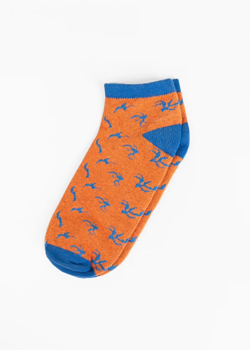 Orange Low Cut Socks (BCMTLO3) - Image 2