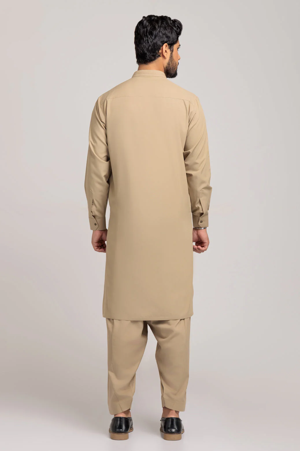 BEIGE-BLENDED-KURTA SHALWAR (KSRS23-047) - Image 5