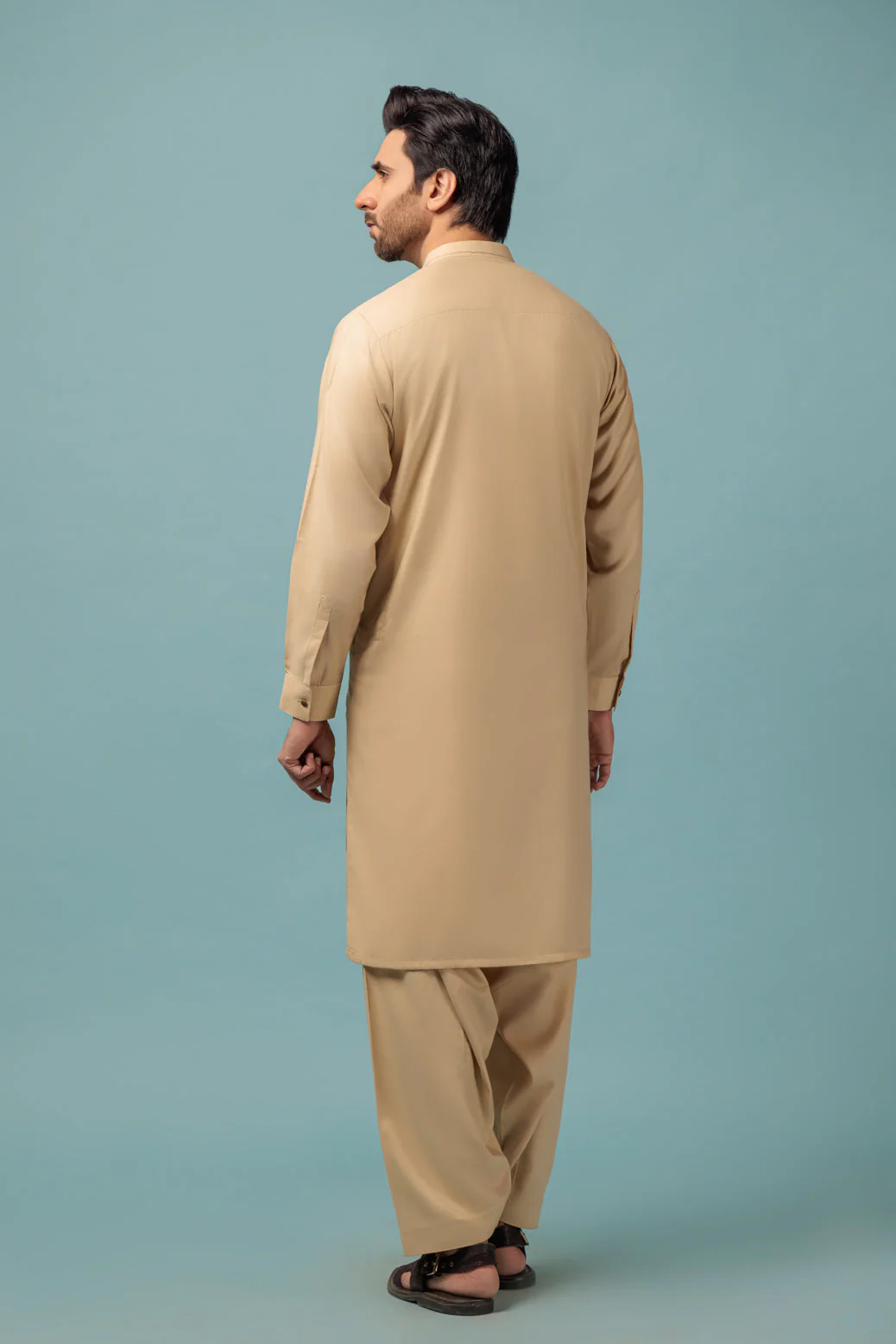 BEIGE-BLENDED-KURTA SHALWAR - (KSRW23-029) - Image 5