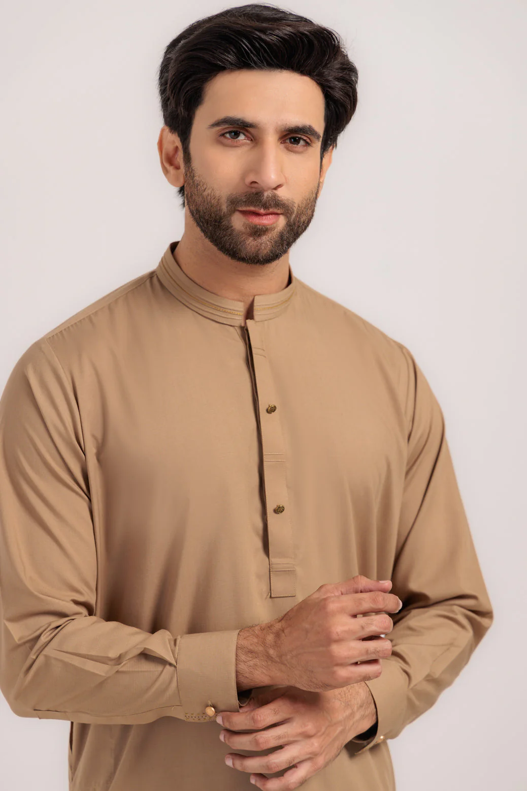 BEIGE-BLENDED-KURTA SHALWAR - (KSRW24-030) - Image 4
