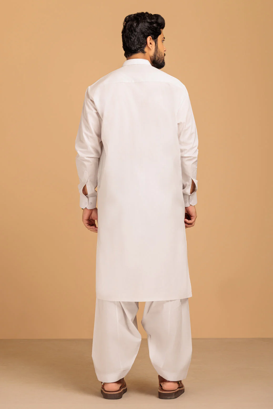 BEIGE-BLENDED-SHALWAR SUIT- (GSBS23-011) - Image 5
