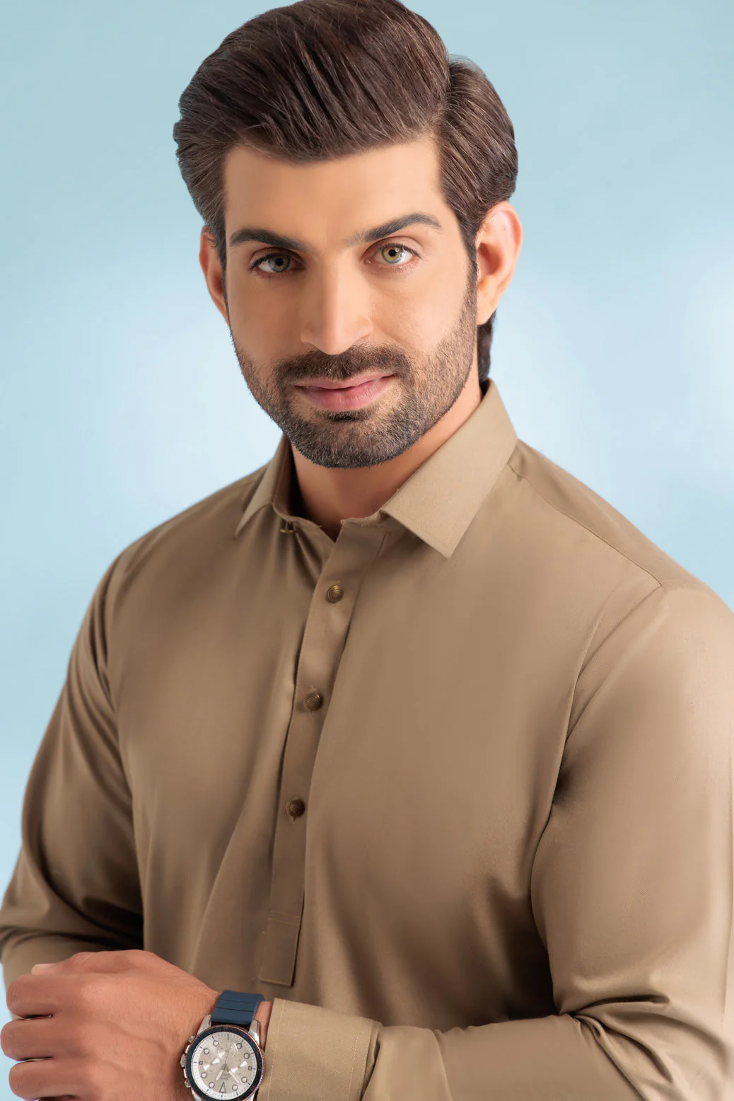 BEIGE-BLENDED-SHALWAR SUIT - (GSSW23-031) - Image 2