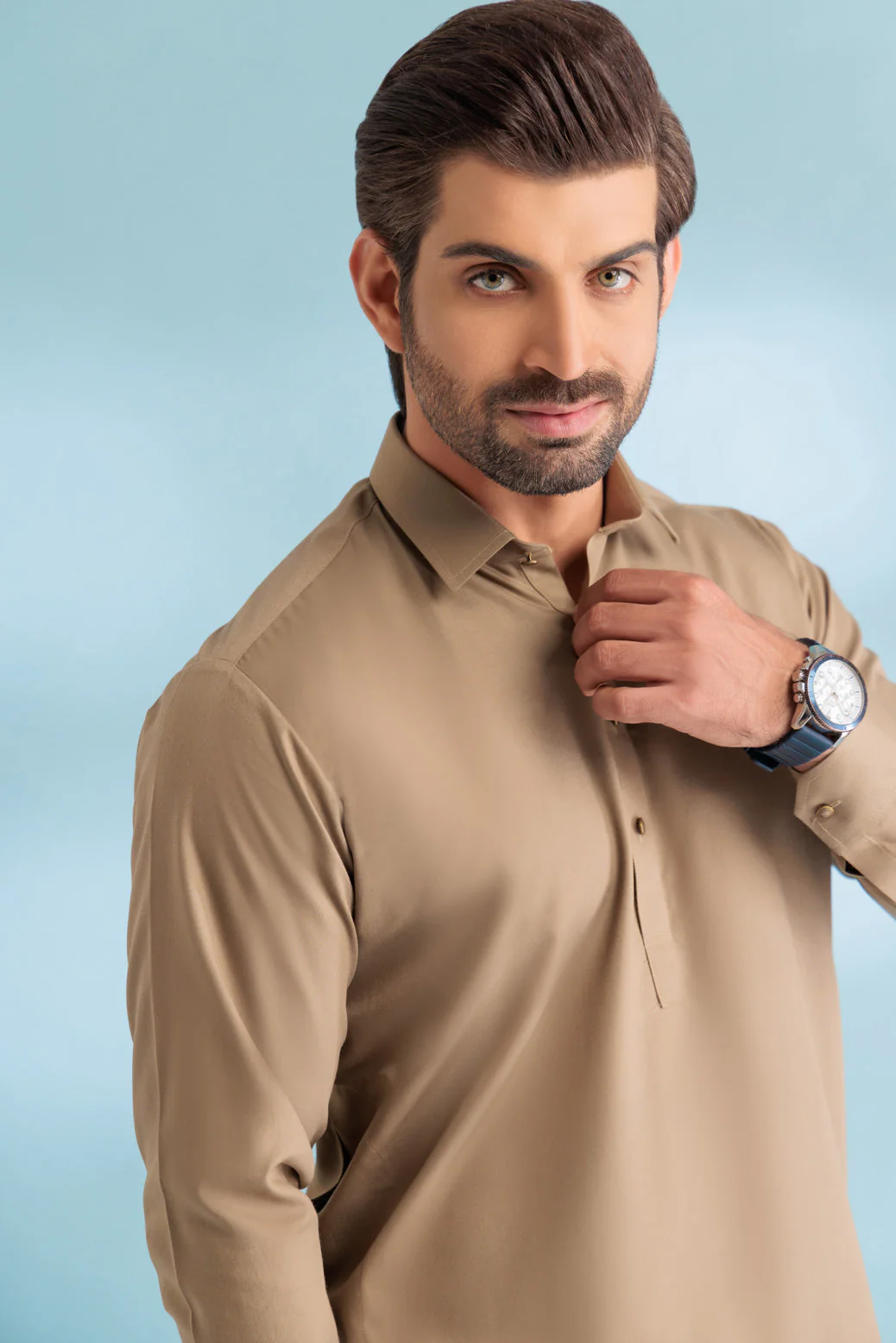 BEIGE-BLENDED-SHALWAR SUIT - (GSSW23-031) - Image 3