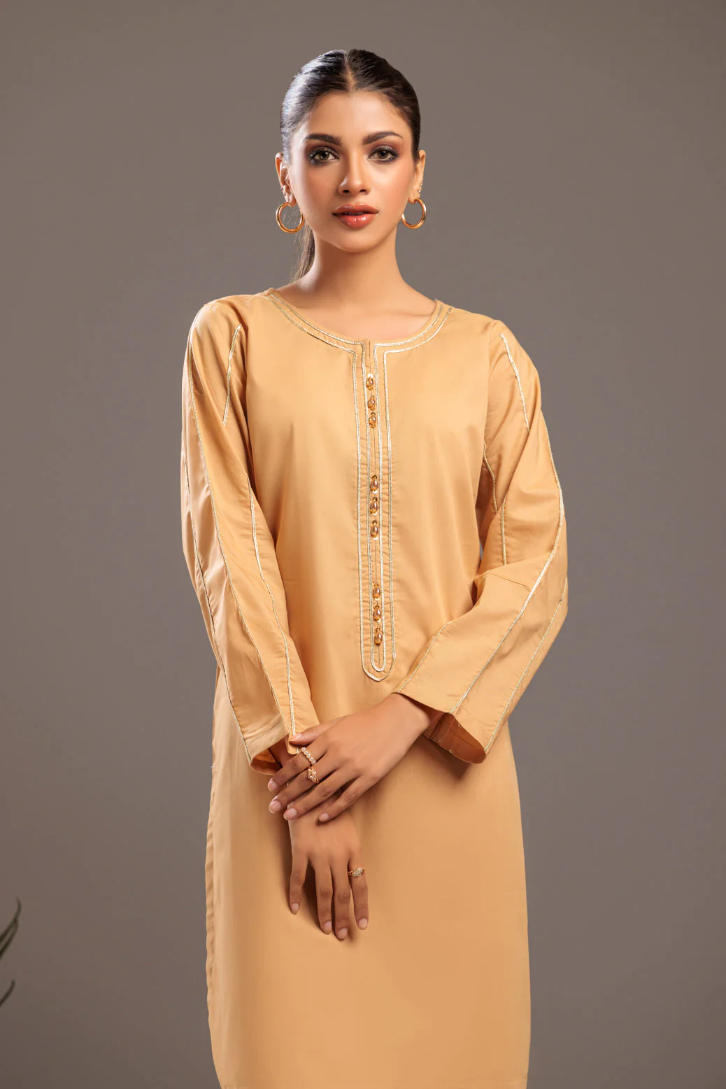 BEIGE-CAMBRIC-1 PIECE (SRS231P05) - Image 2