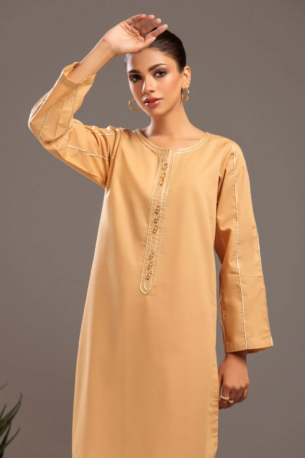 BEIGE-CAMBRIC-1 PIECE (SRS231P05) - Image 4