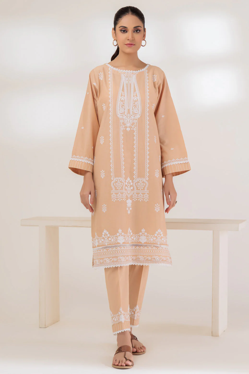 BEIGE-CAMBRIC-2 PIECE (BSHS232P05) - Image 2