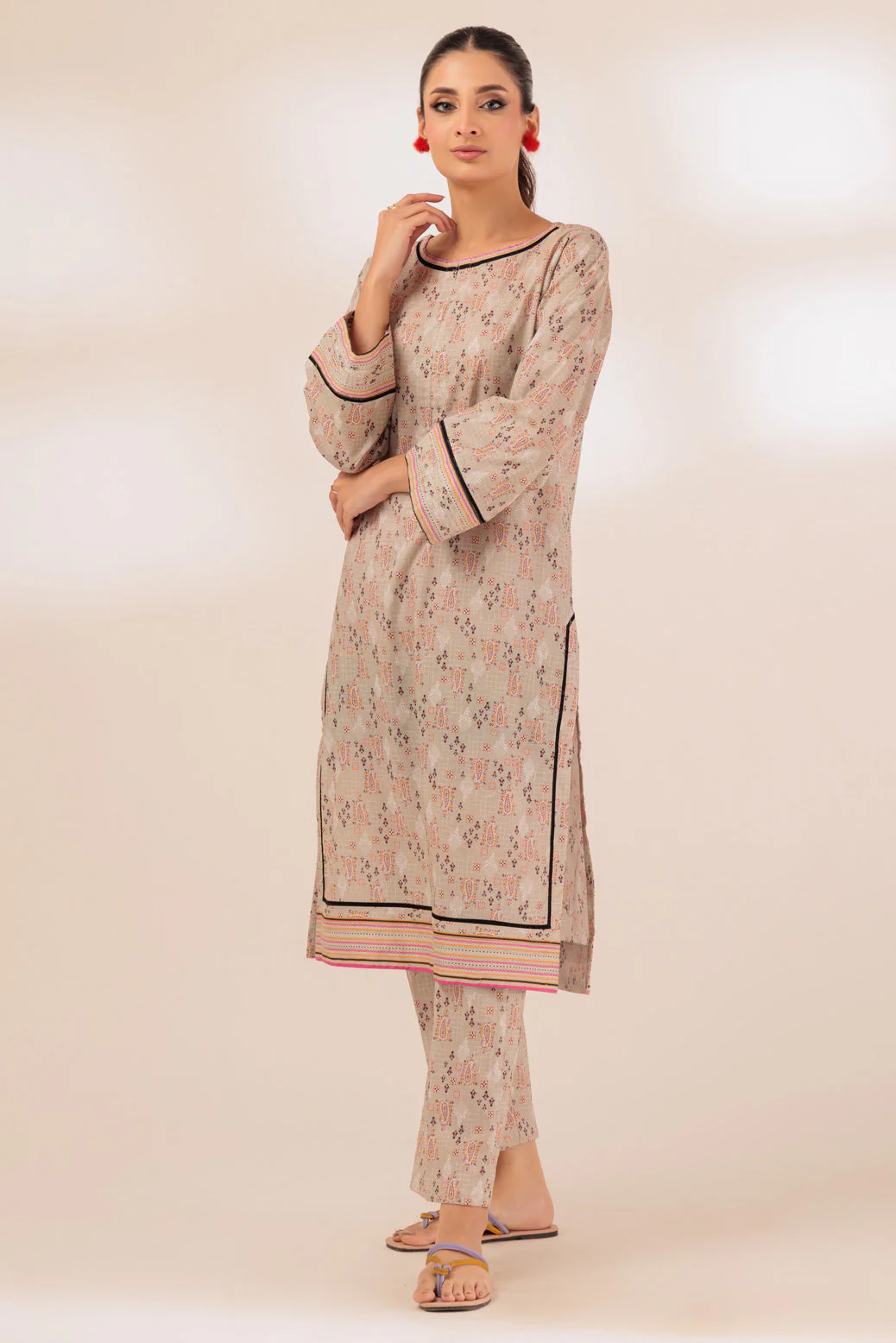BEIGE-CAMBRIC-2 PIECE (PWS2232P01) - Image 2