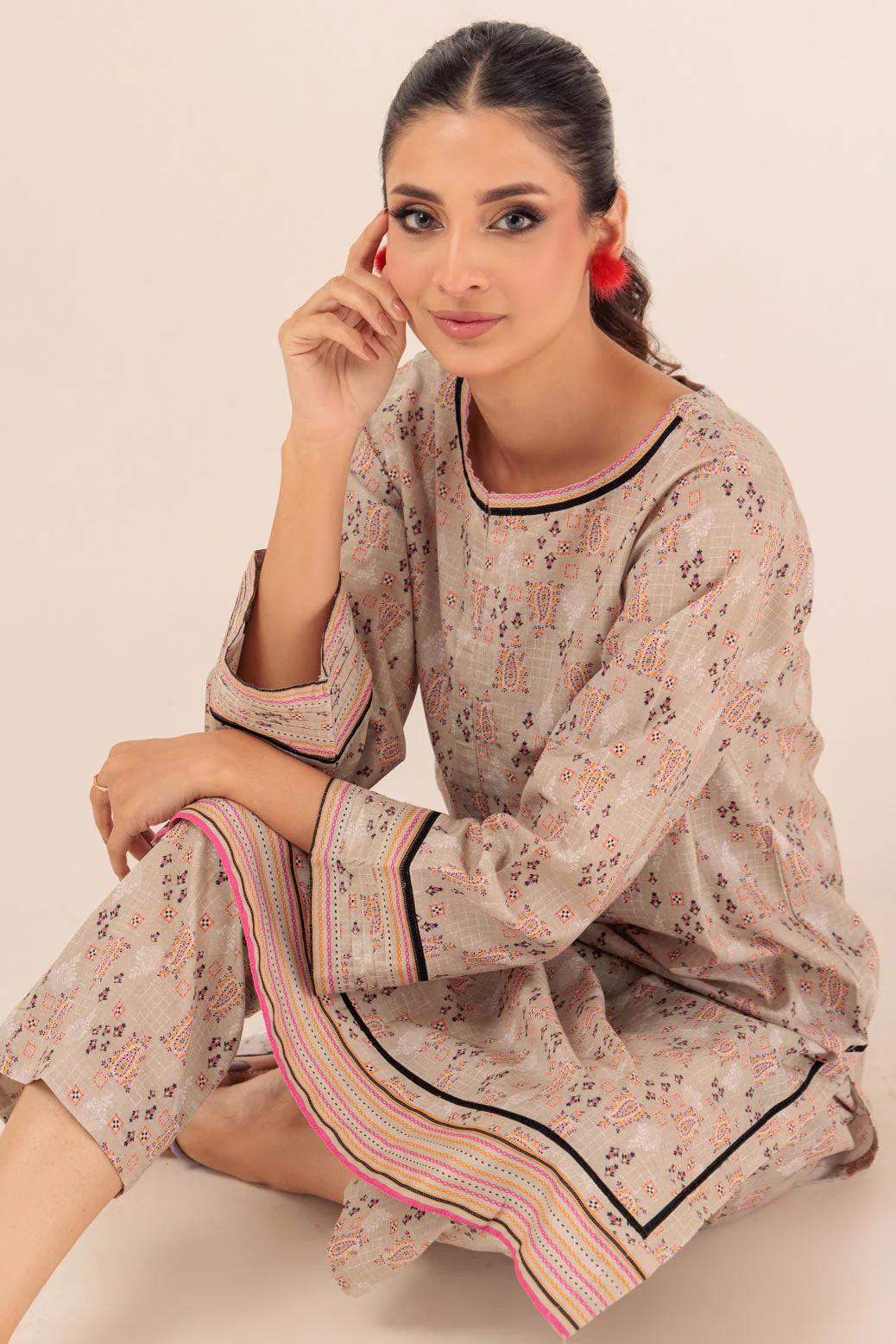 BEIGE-CAMBRIC-2 PIECE (PWS2232P01) - Image 3