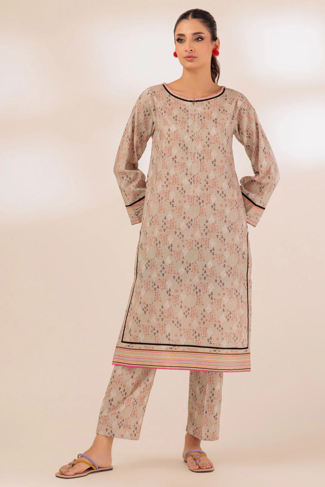 BEIGE-CAMBRIC-2 PIECE (PWS2232P01) - Image 4