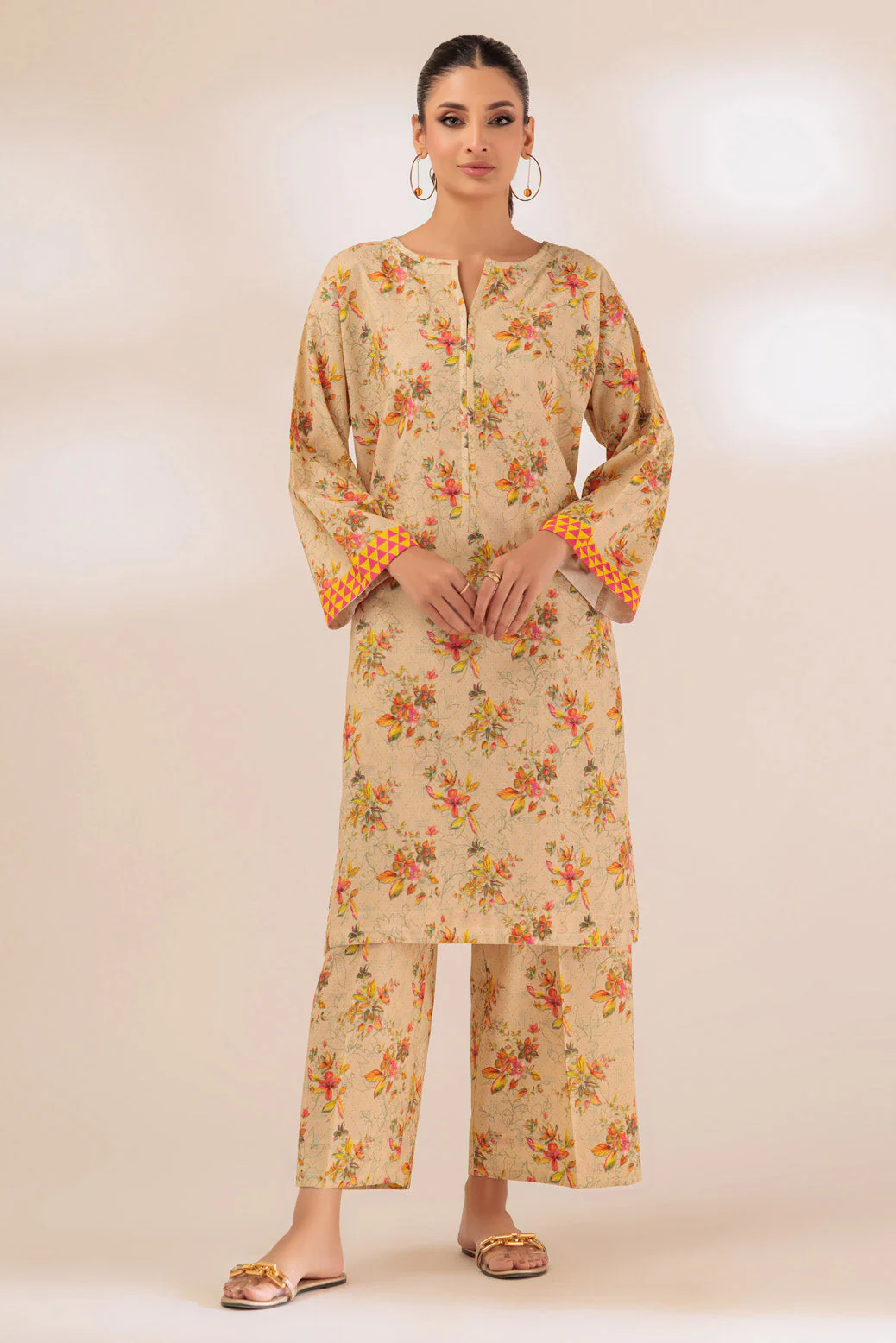 BEIGE-CAMBRIC-2 PIECE (PWS2232P07) - Image 2