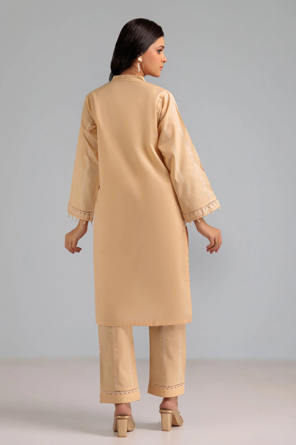 BEIGE-CAMBRIC-2 PIECE (WAS222P29) - Image 4