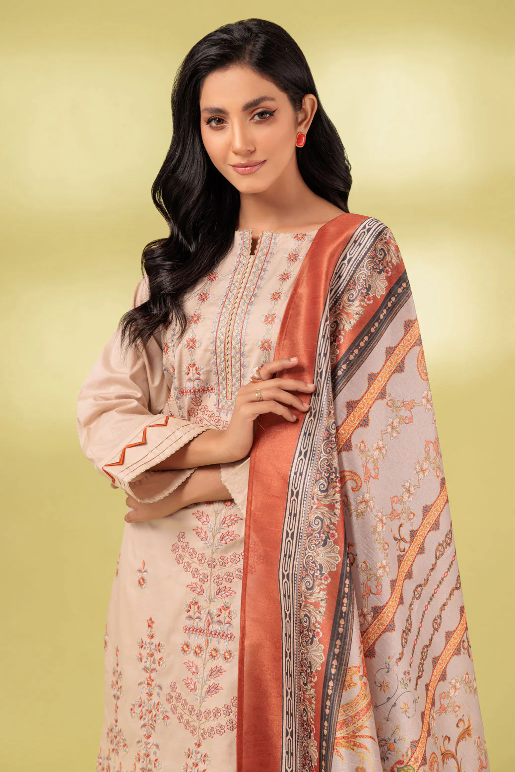 BEIGE-CAMBRIC-3 PIECE (SHS233P06) - Image 5