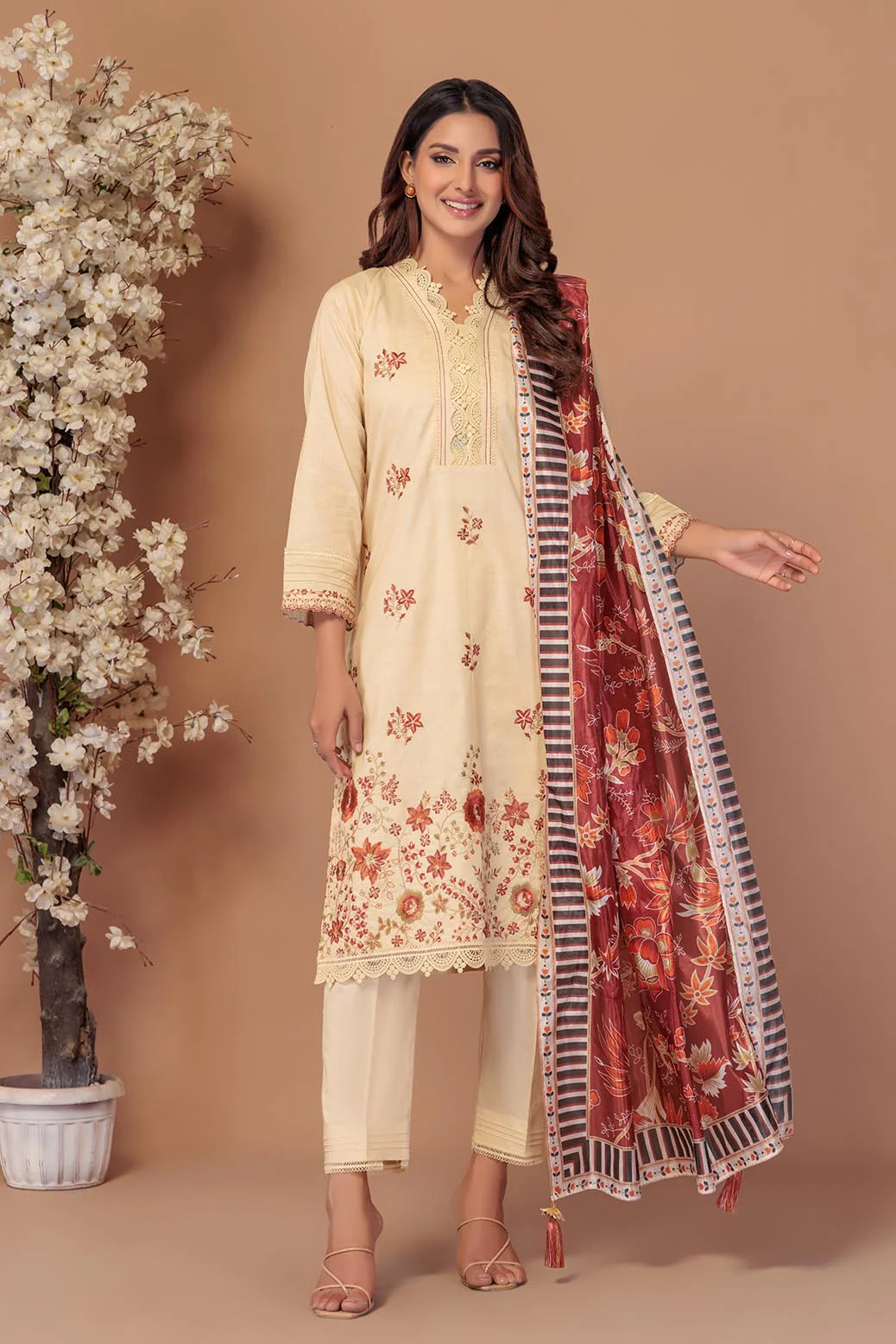 BEIGE-CAMBRIC-3 PIECE (SL1S5243P5) - Image 2