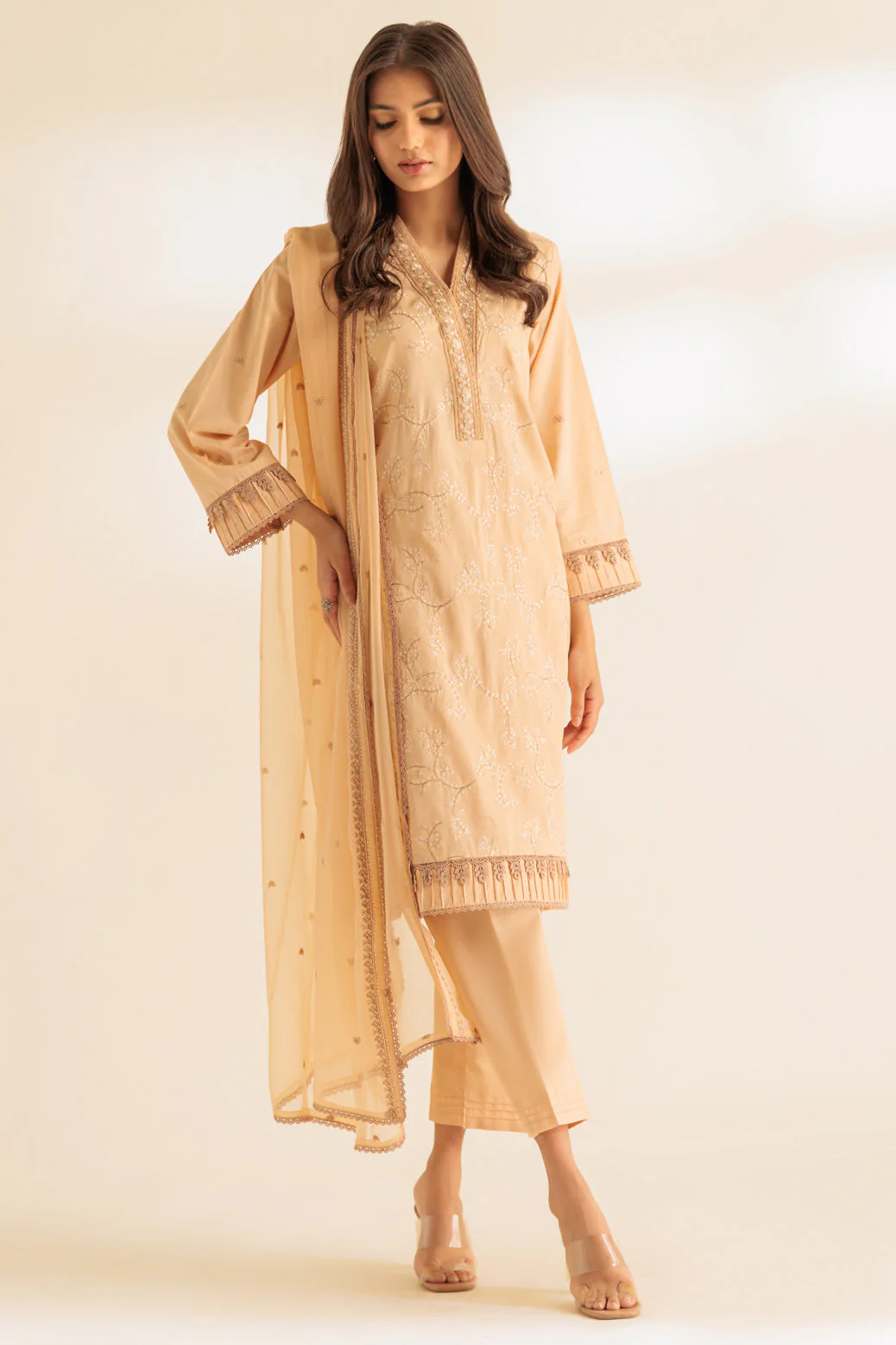 BEIGE-CAMBRIC-3 PIECE (SS5243P48) - Image 3