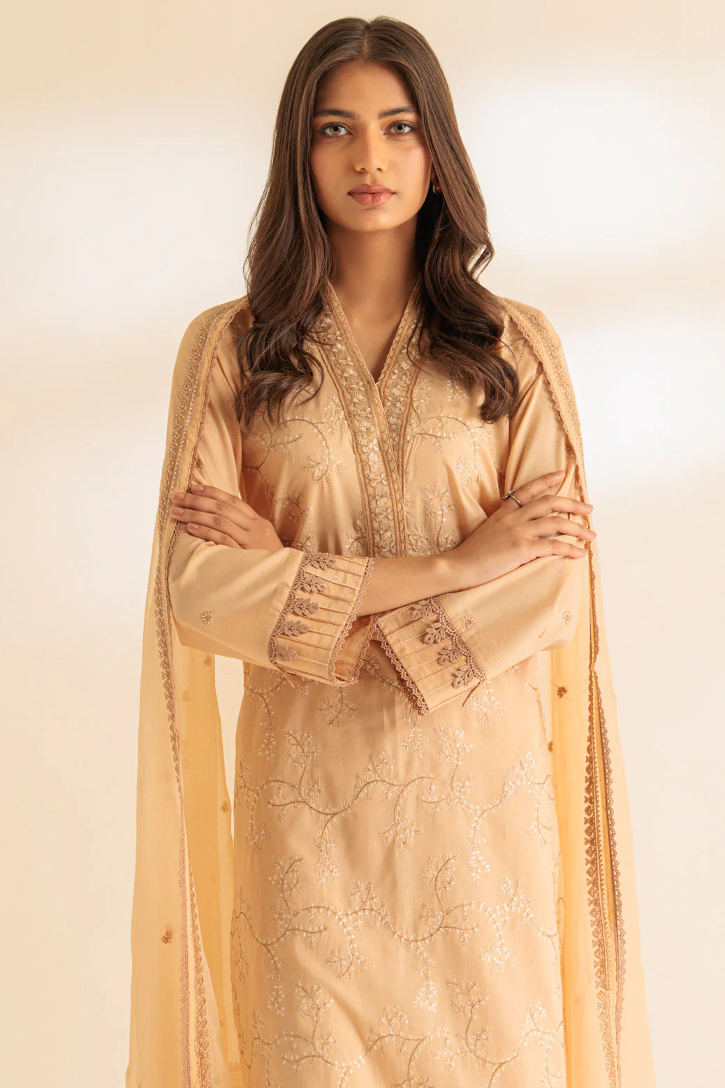 BEIGE-CAMBRIC-3 PIECE (SS5243P48) - Image 4