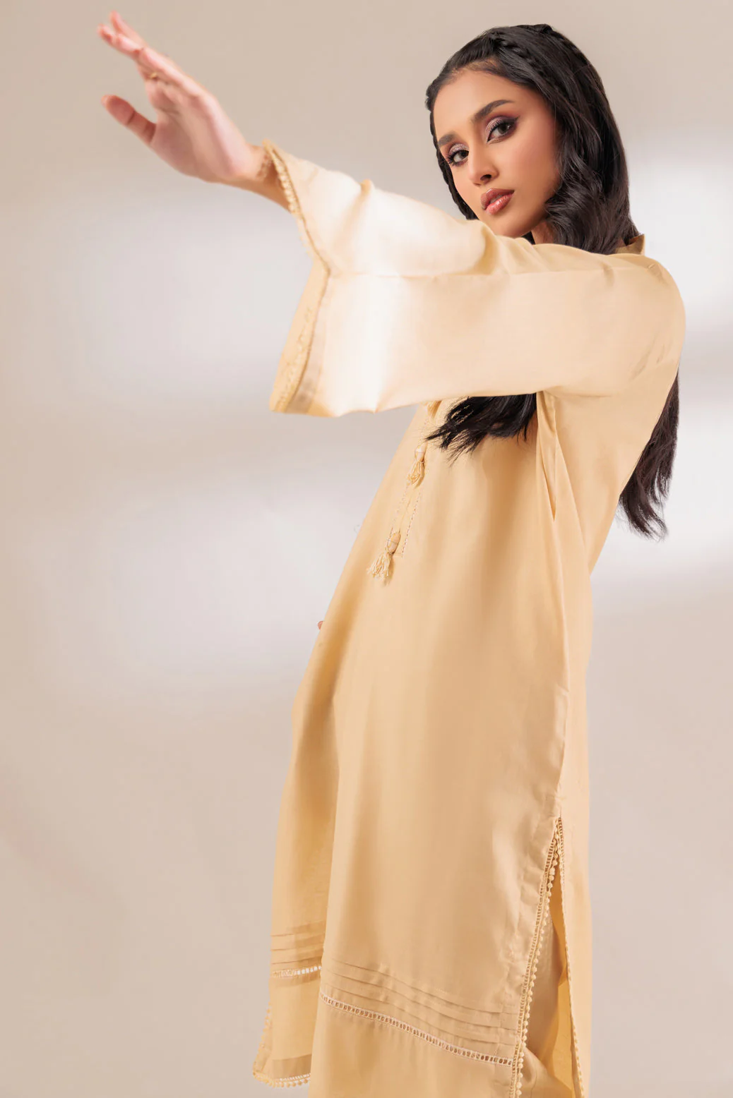 BEIGE-DOBBY-2 PIECE (SAS232P27) - Image 2