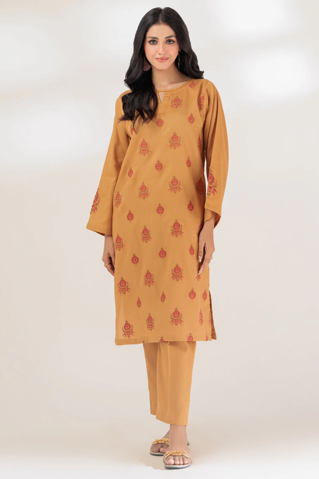 BEIGE-DYED DOBBY-2 PIECE (BSSS232P07) - Image 4