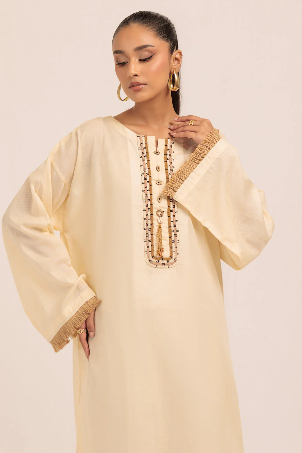 BEIGE-JACQUARD-1 PIECE (PWS1241P01) - Image 3