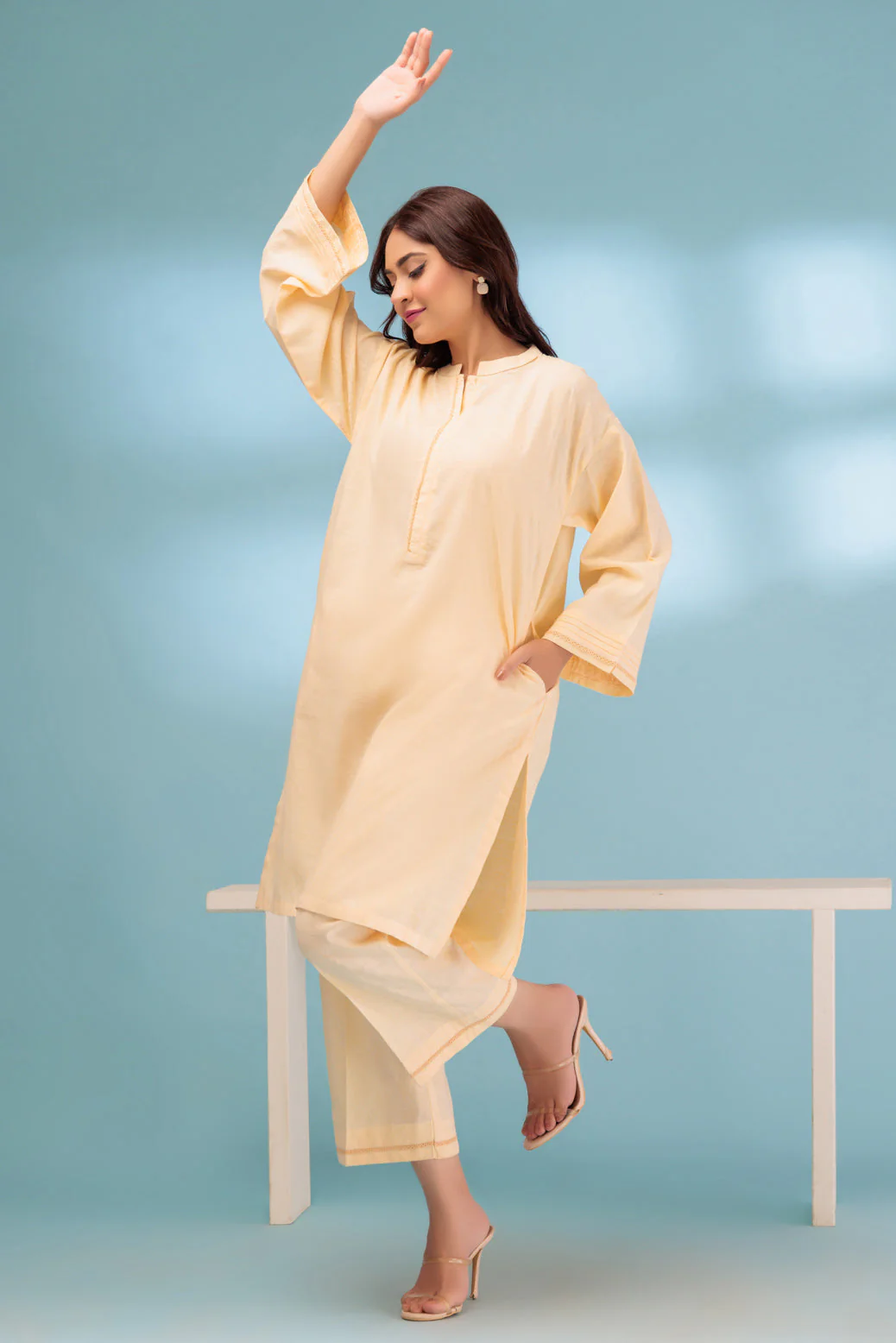 BEIGE-JACQUARD-2 PIECE (BSAS232P32) - Image 3