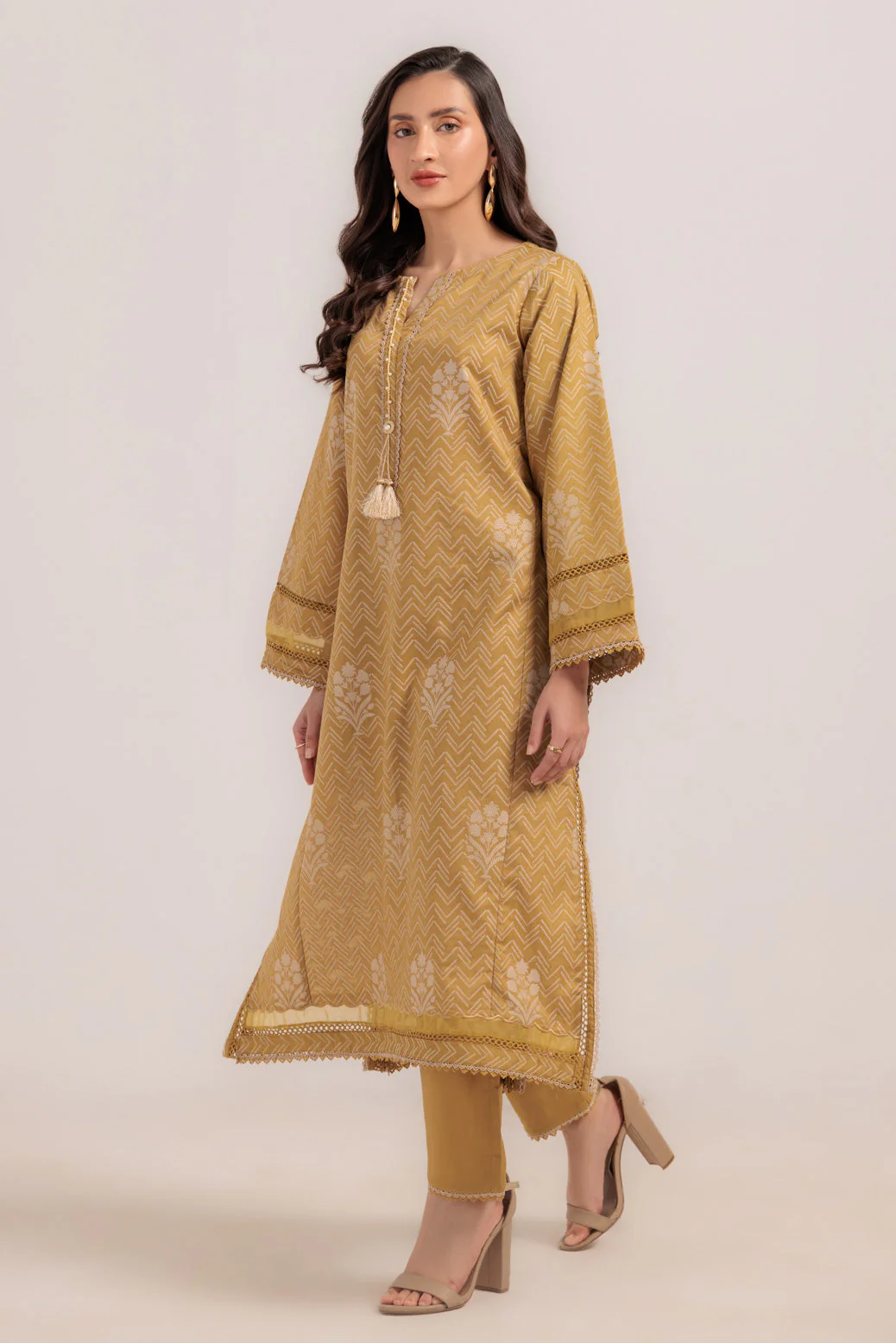 BEIGE-JACQUARD-2 PIECE (WS6242P13) - Image 2