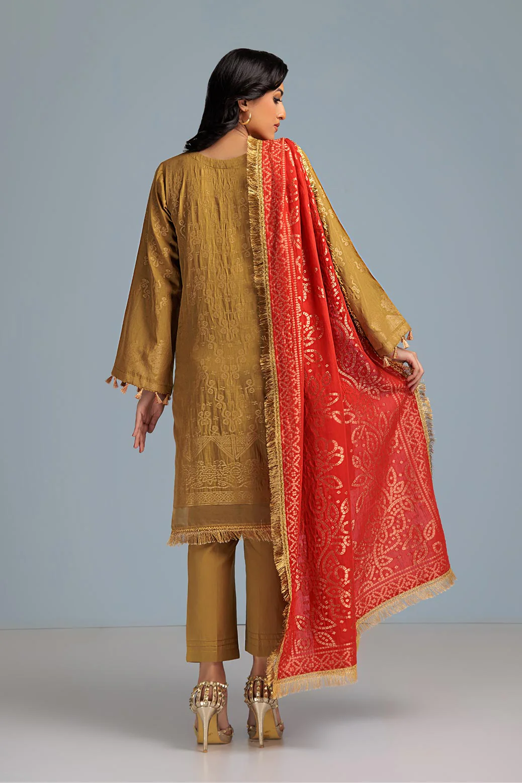 BEIGE-JACQUARD-3 PIECE (HBN233P19A) - Image 4