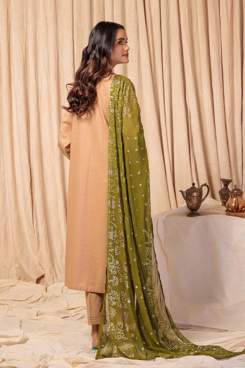 BEIGE-JACQUARD-3 PIECE (HV5C233P02) - Image 3