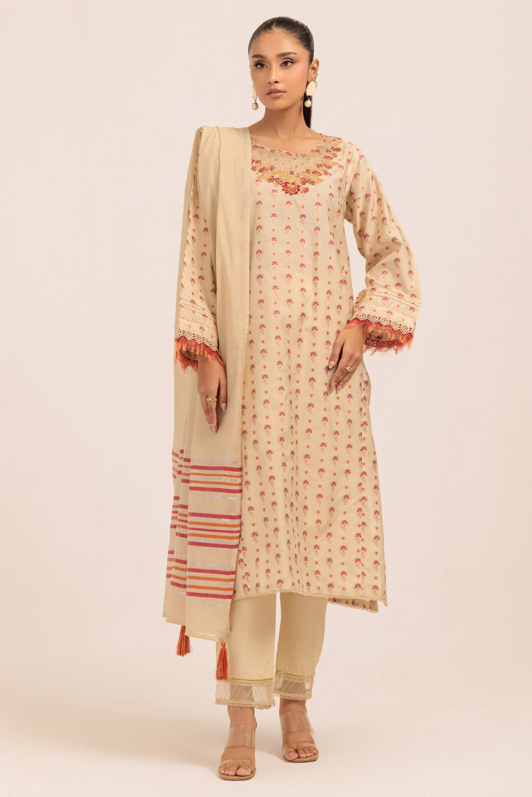 BEIGE-JACQUARD-3 PIECE (PWS6243P18) - Image 2