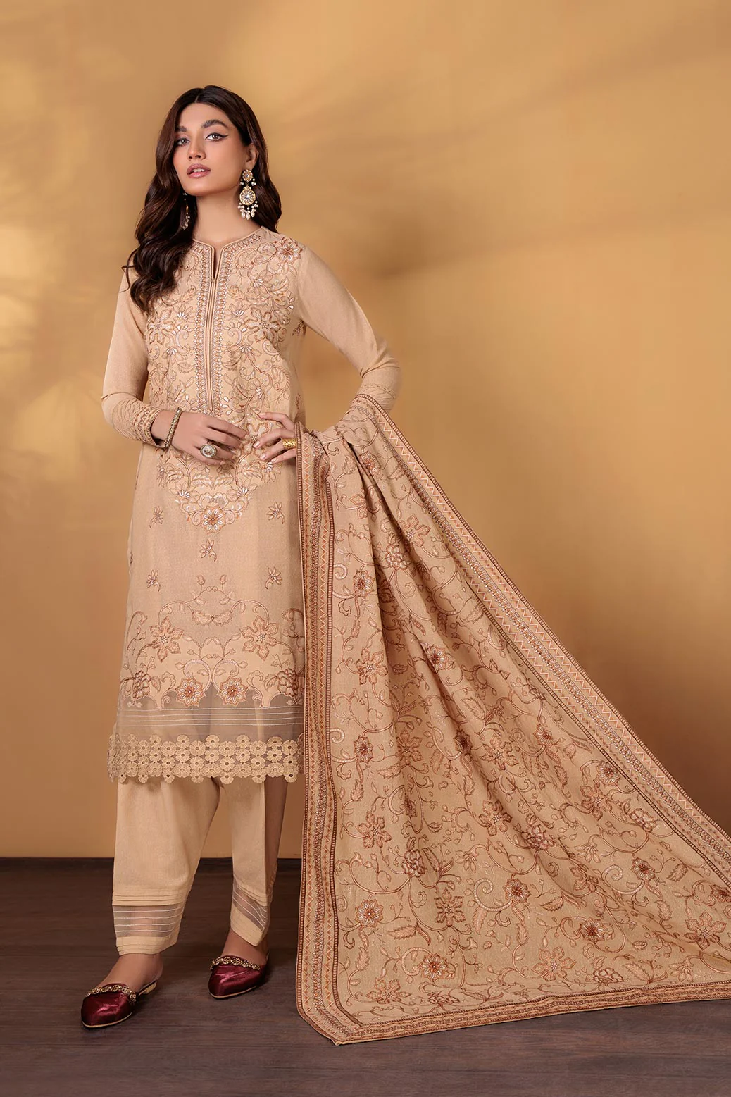 BEIGE-KARANDI-3 PIECE (HV1A223P6) - Image 4