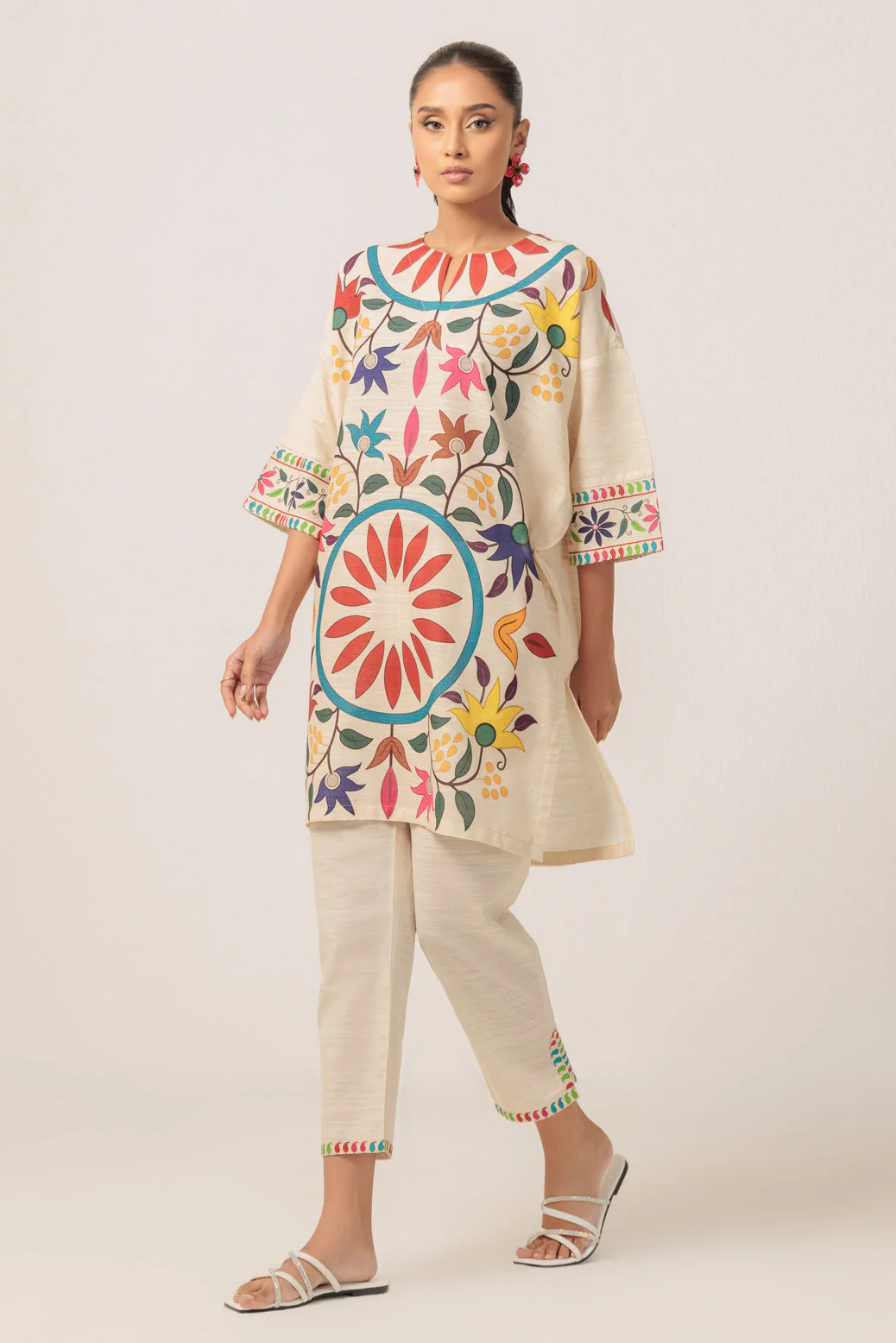 BEIGE-KHADDAR-2 PIECE (WS7242P21) - Image 2