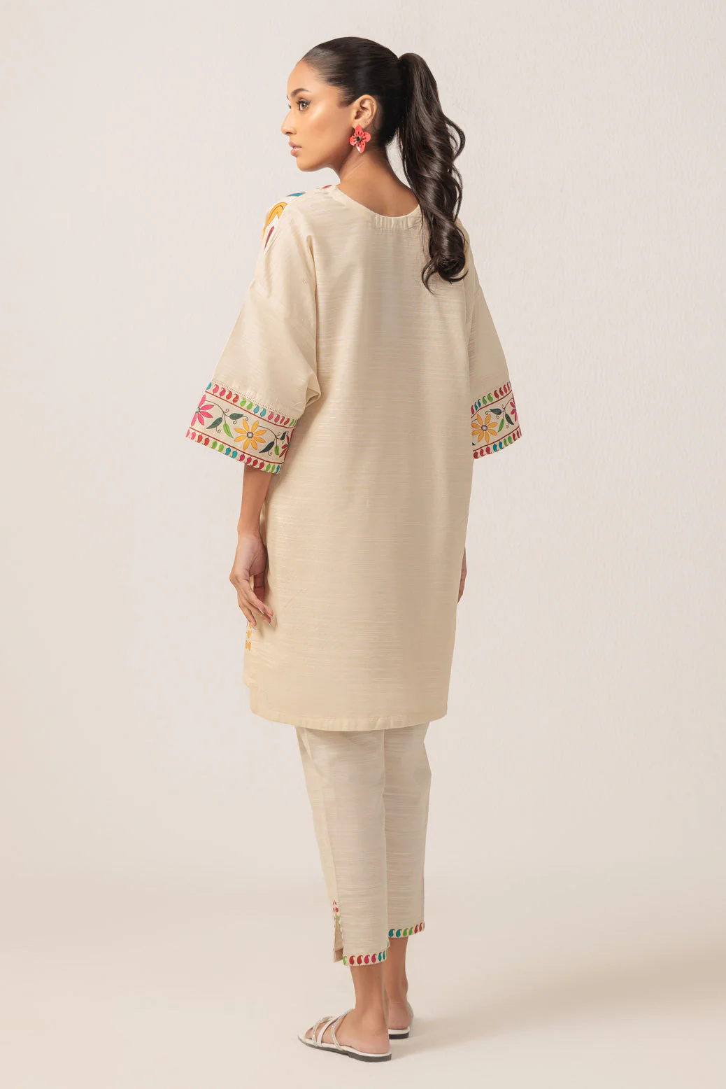 BEIGE-KHADDAR-2 PIECE (WS7242P21) - Image 5