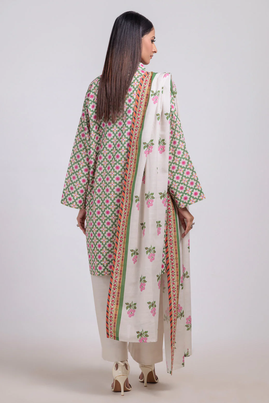 BEIGE-KHADDAR-3 PIECE (WS7243P29) - Image 3