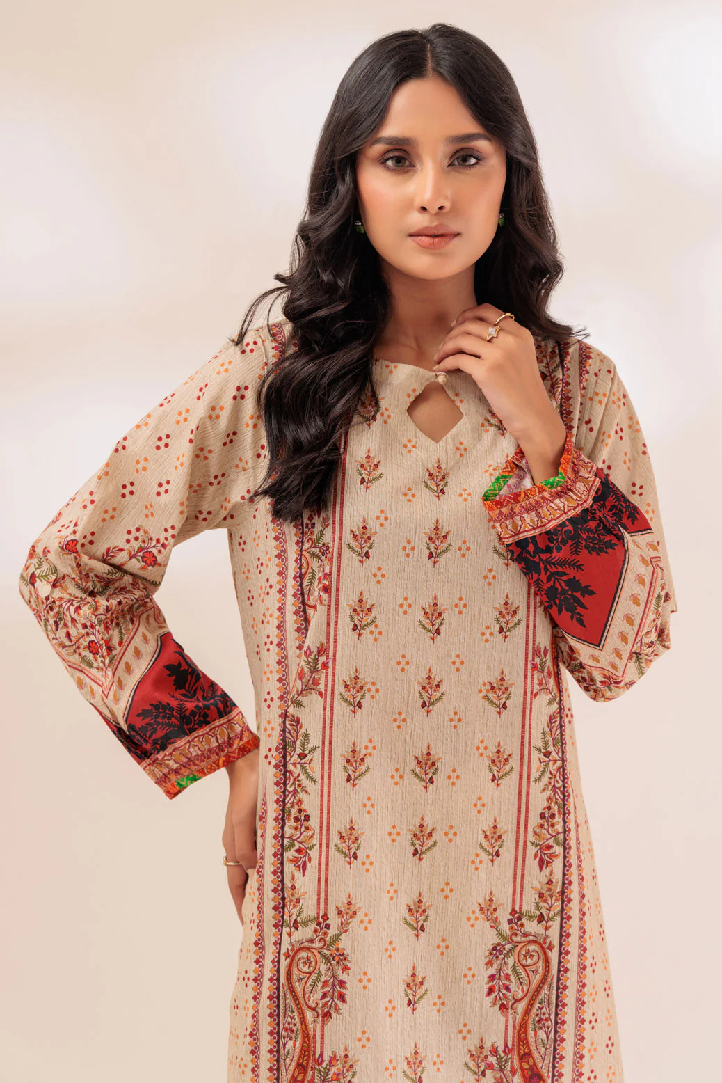 BEIGE-LAWN-2 PIECE (PWS1232P19) - Image 4