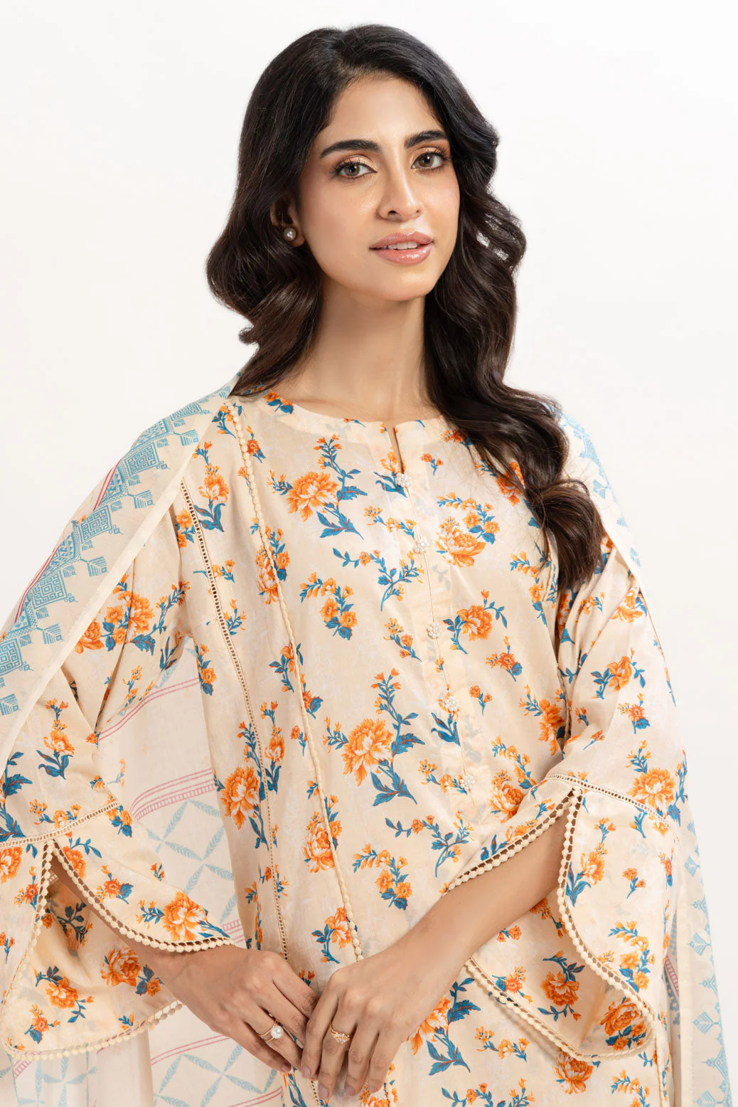 BEIGE-LAWN-3 PIECE (BPS1243P03) - Image 3