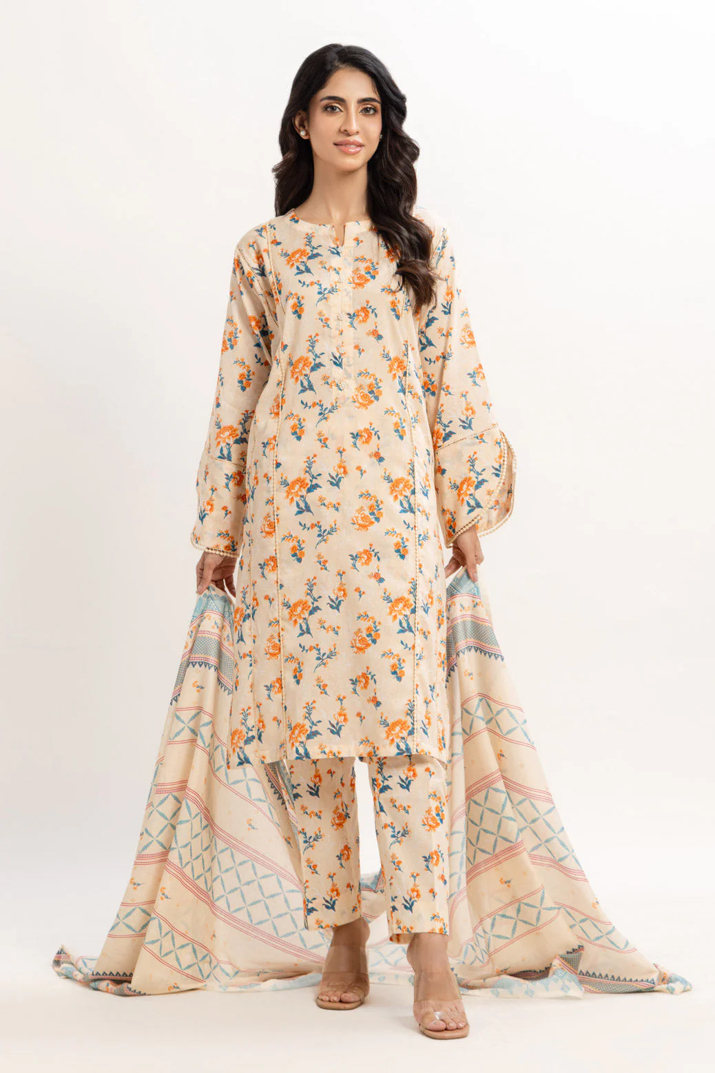 BEIGE-LAWN-3 PIECE (BPS1243P03) - Image 4