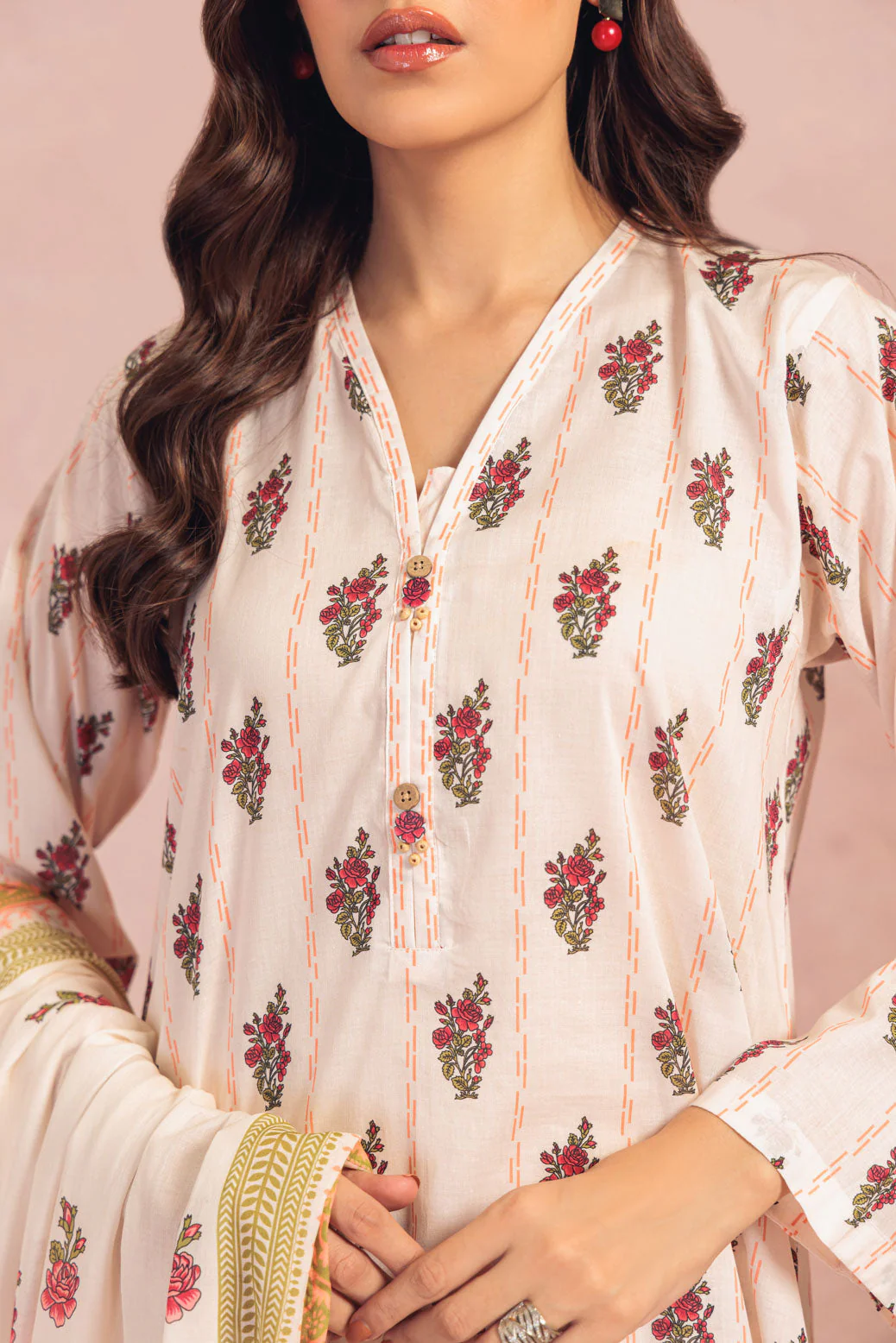 BEIGE-LAWN-3 PIECE (BPS6243P16) - Image 2