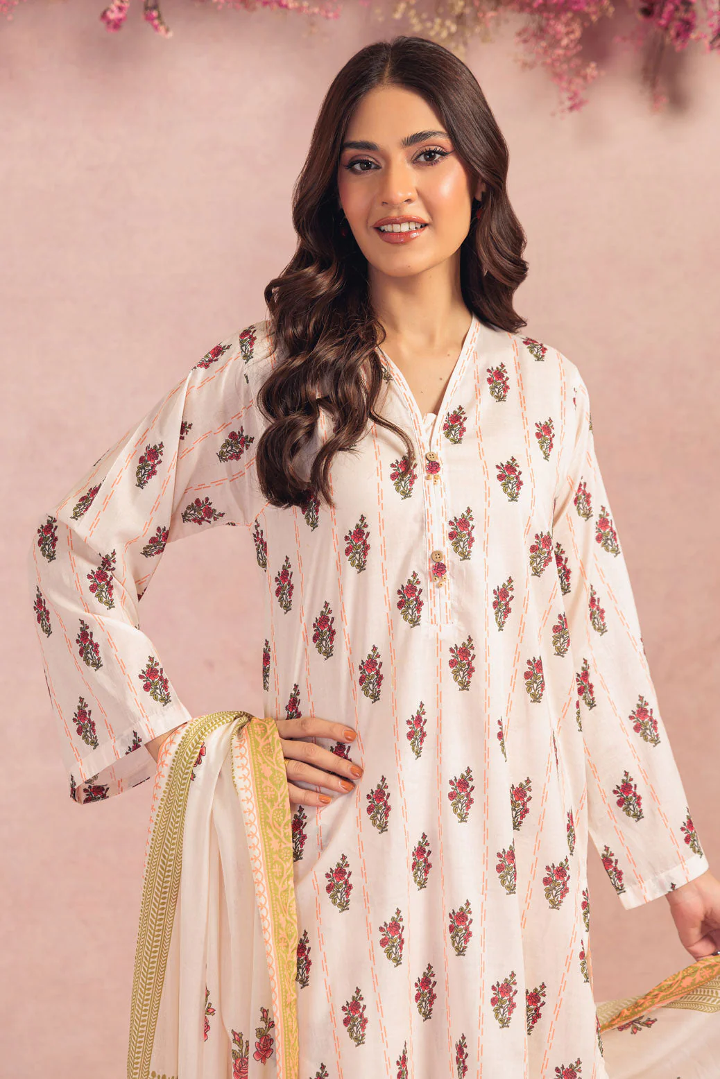 BEIGE-LAWN-3 PIECE (BPS6243P16) - Image 3