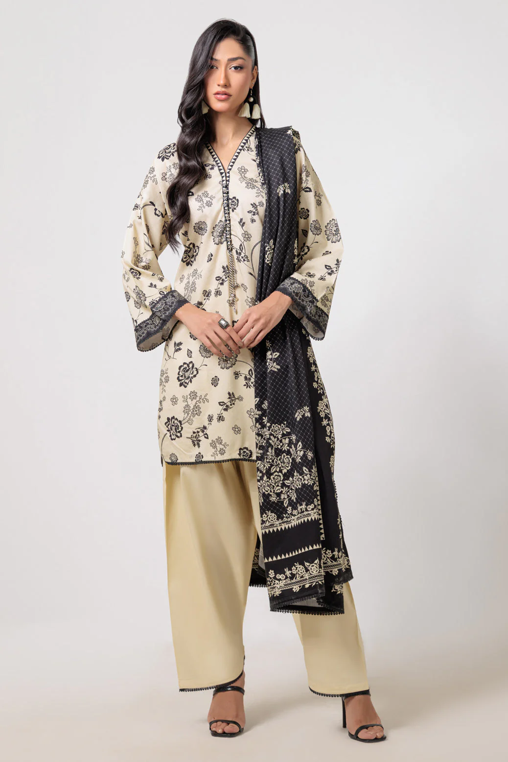 BEIGE-VISCOSE-3 PIECE (WS6243P74) - Image 2