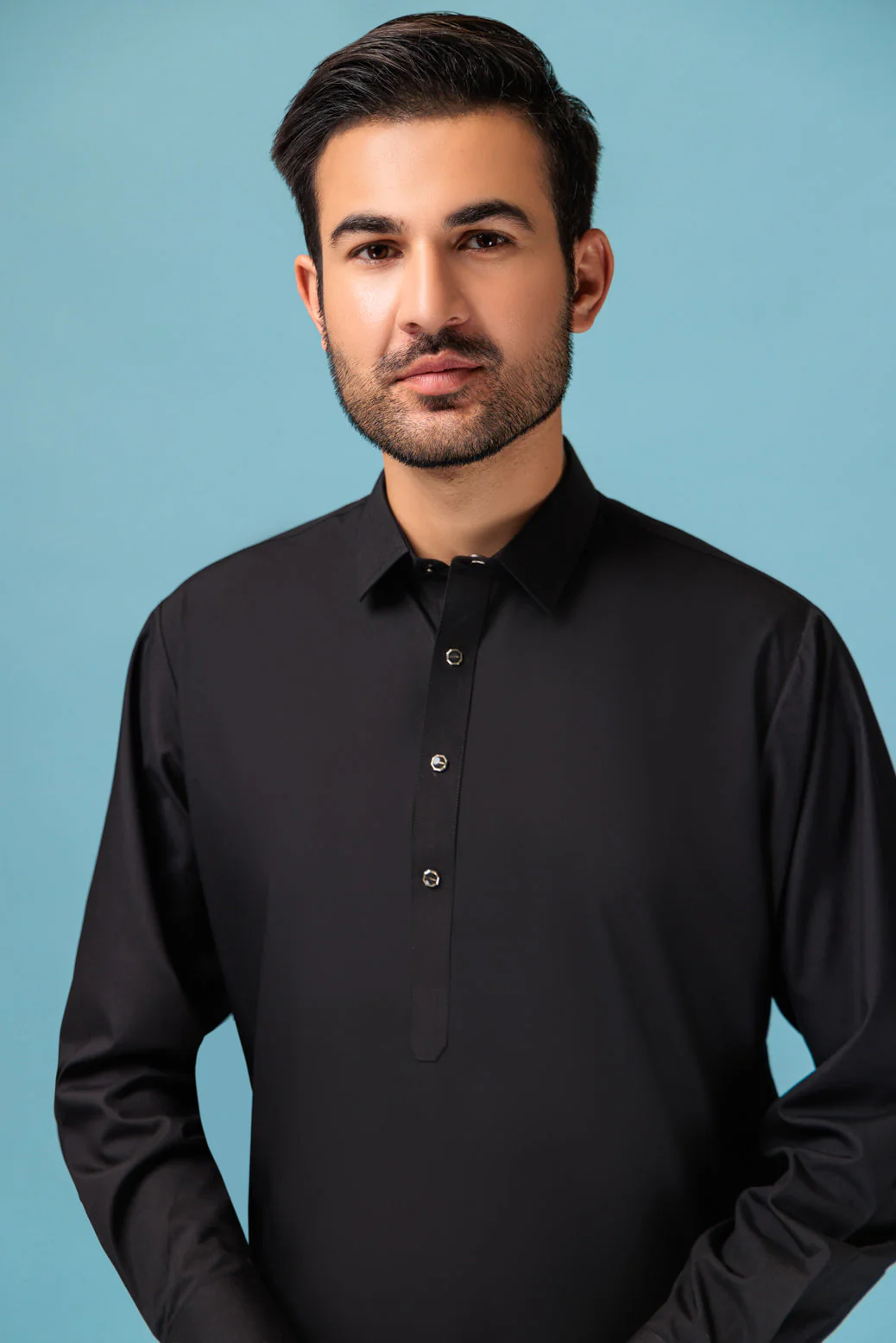 BLACK-BLENDED-KURTA SHALWAR - (KSRB23-023) - Image 2