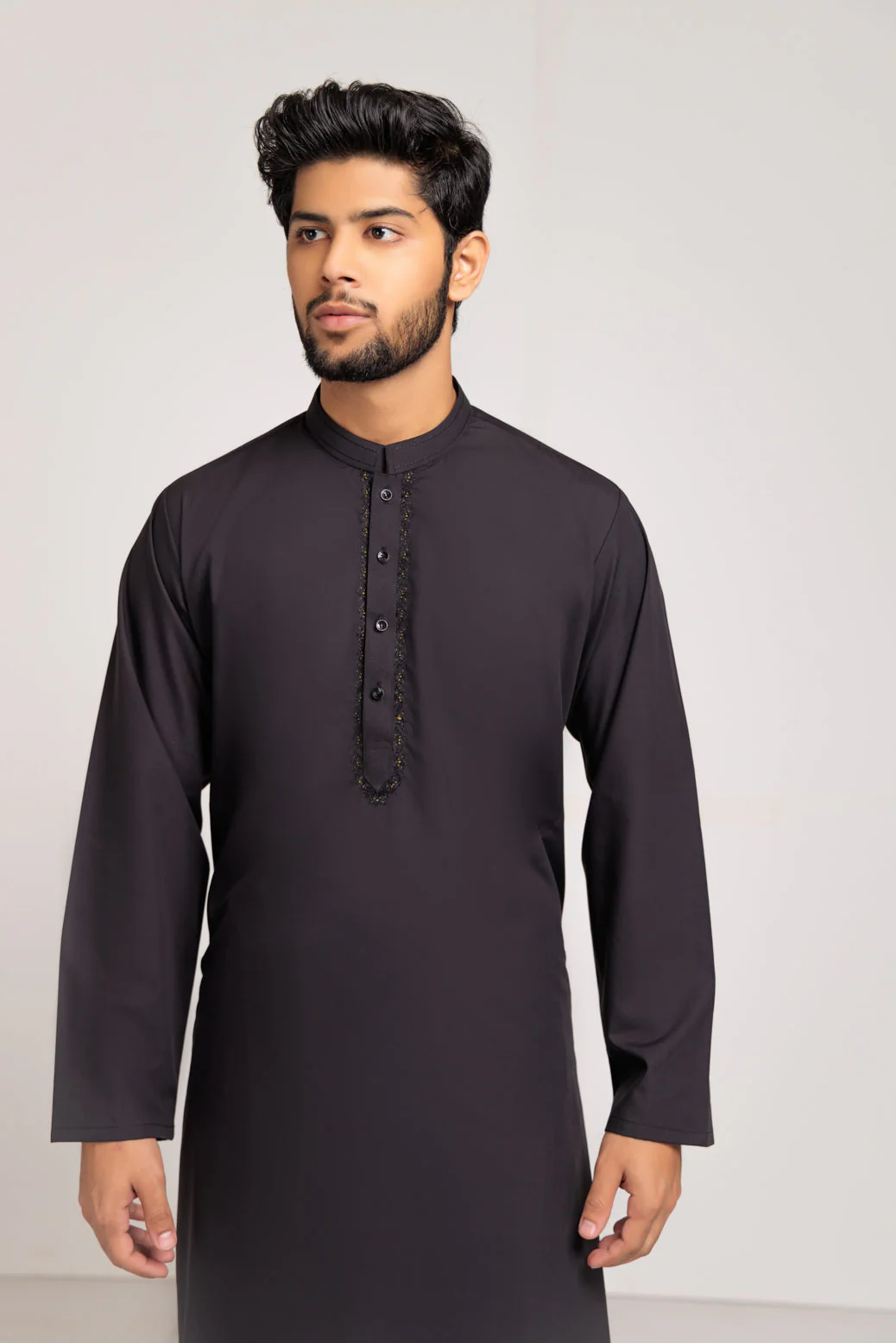 BLACK-BLENDED-KURTA SHALWAR (KSRS23-034) - Image 2