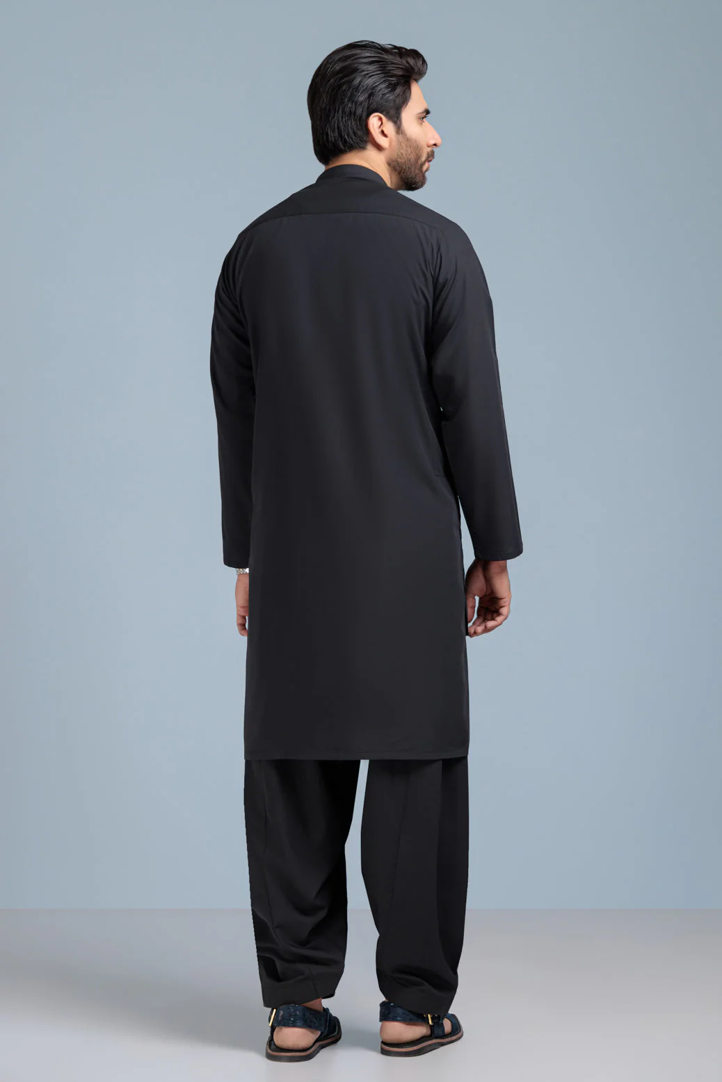 BLACK-BLENDED-KURTA SHALWAR (KSRS23-040) - Image 5