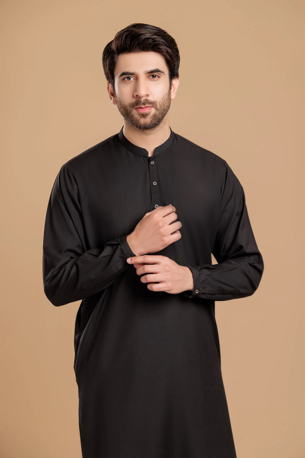 BLACK-BLENDED-KURTA SHALWAR- (KSRS23-083) - Image 3