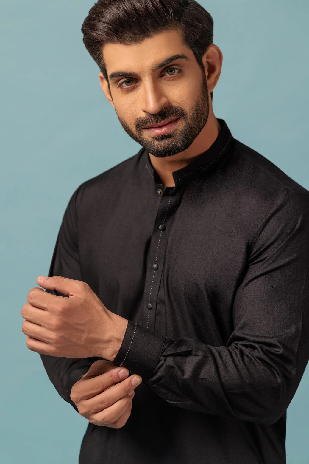 BLACK-BLENDED-KURTA SHALWAR - (KSRW23-037) - Image 3