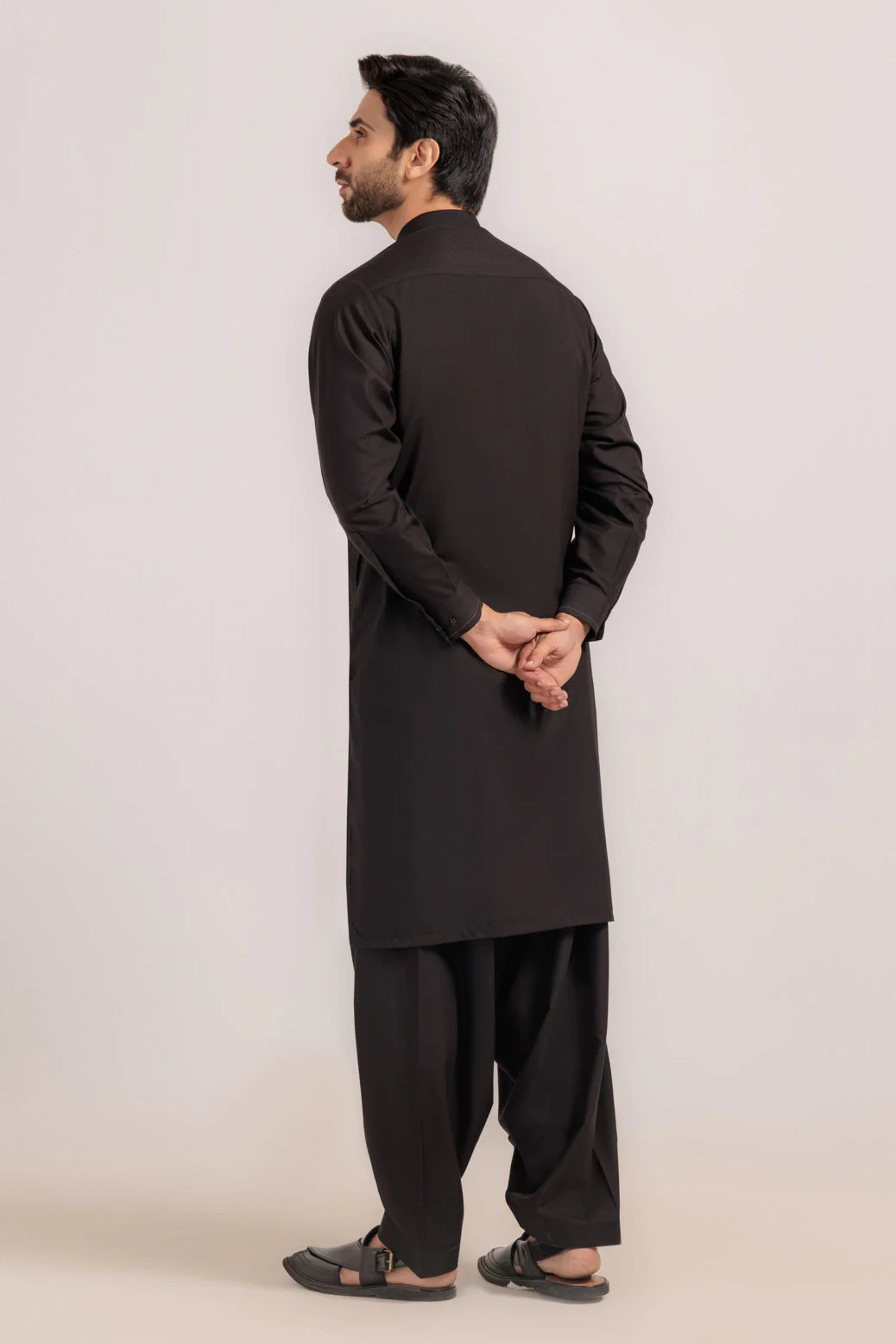 BLACK-BLENDED-KURTA SHALWAR - (KSRW24-031) - Image 4