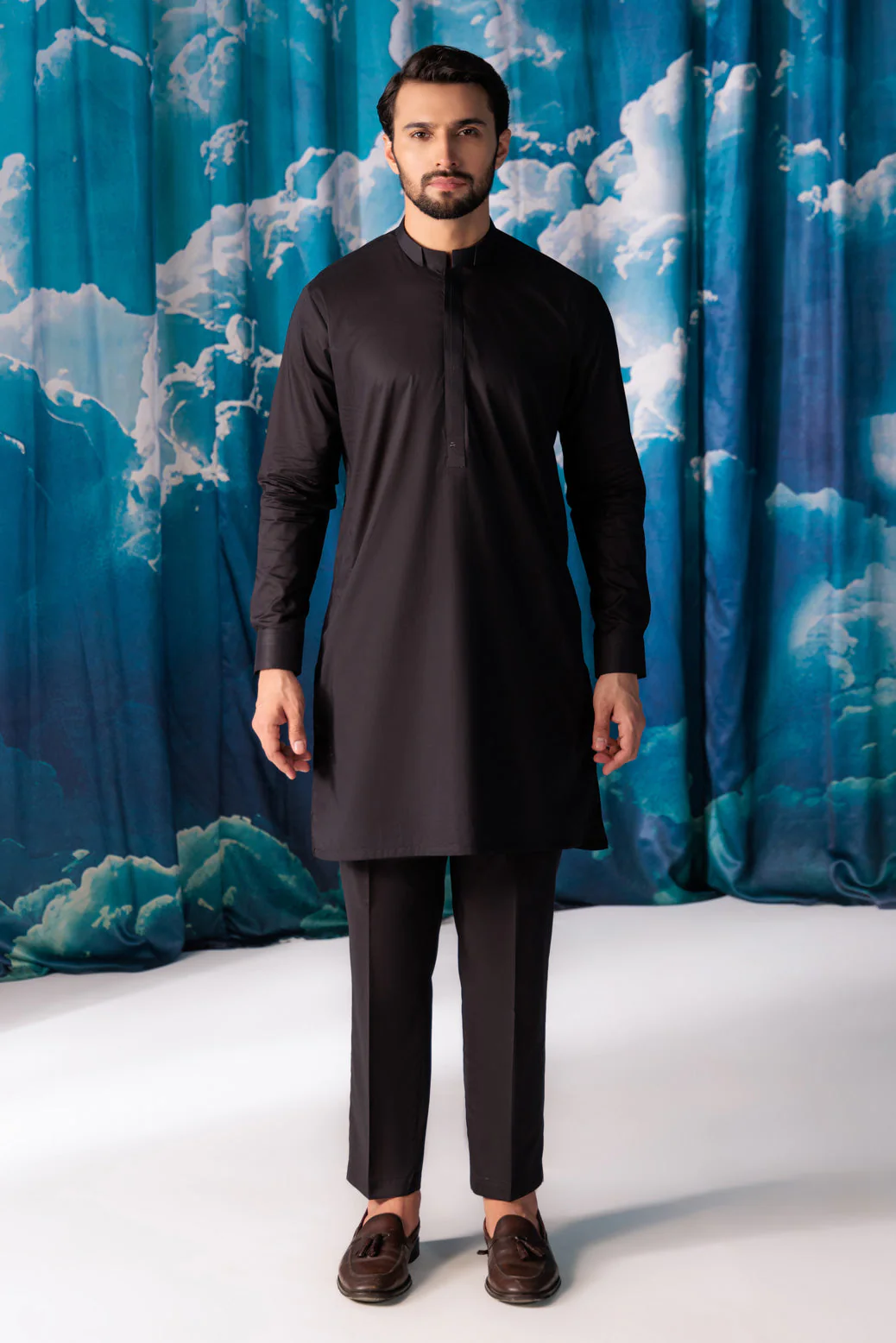 BLACK-BLENDED-KURTA TROUSER - (KSW24-011) - Image 3