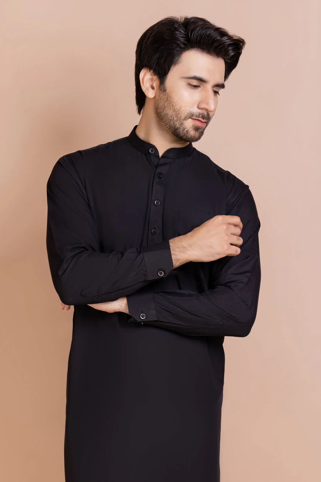 BLACK-BLENDED-SHALWAR SUIT (GSBB22-001) - Image 2