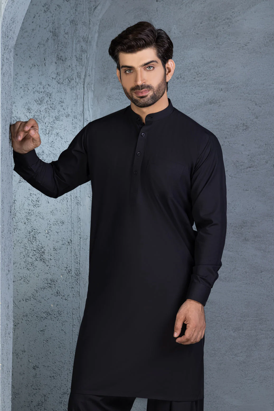 BLACK-BLENDED-SHALWAR SUIT (GSBB22-008) - Image 2