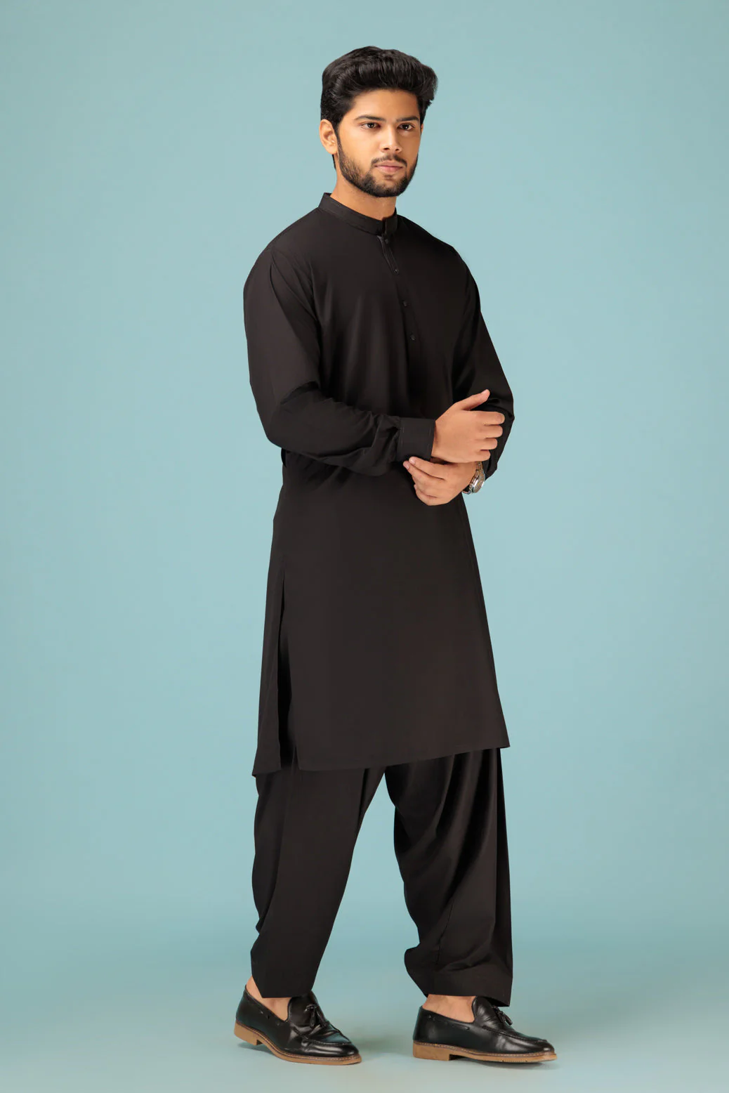 BLACK-BLENDED-SHALWAR SUIT - (GSBB23-027) - Image 3