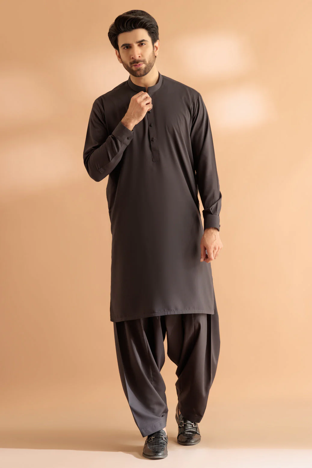 BLACK-BLENDED-SHALWAR SUIT - (GSBS24-006) - Image 4