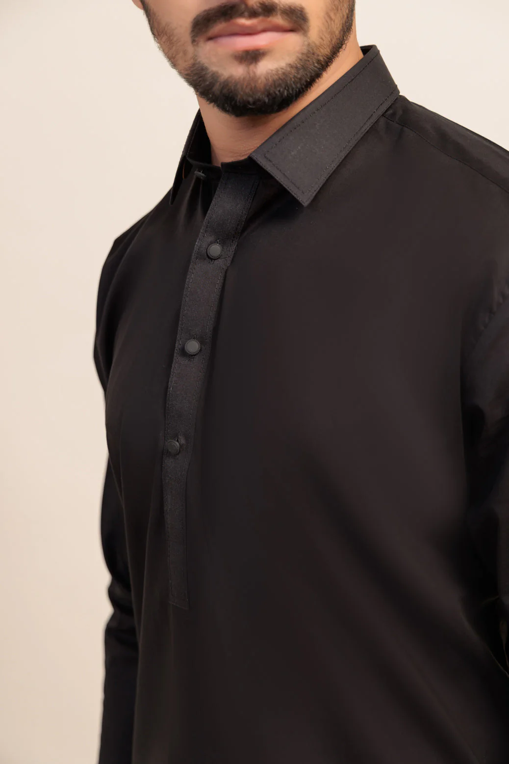 BLACK-BLENDED-SHALWAR SUIT - (GSSS24-012) - Image 2