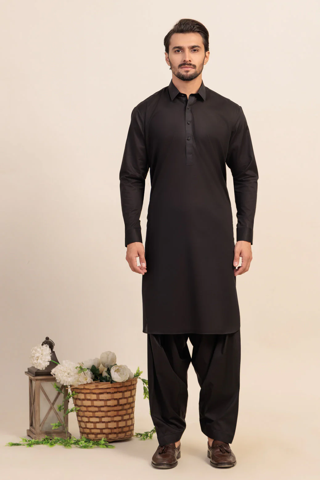 BLACK-BLENDED-SHALWAR SUIT - (GSSS24-012) - Image 3